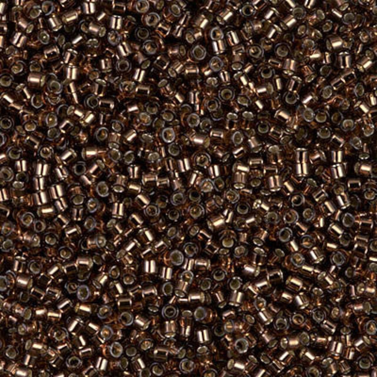 Miyuki Delica Bead 11/0, DB0150, Silver Lined Root Beer, 5 grams
